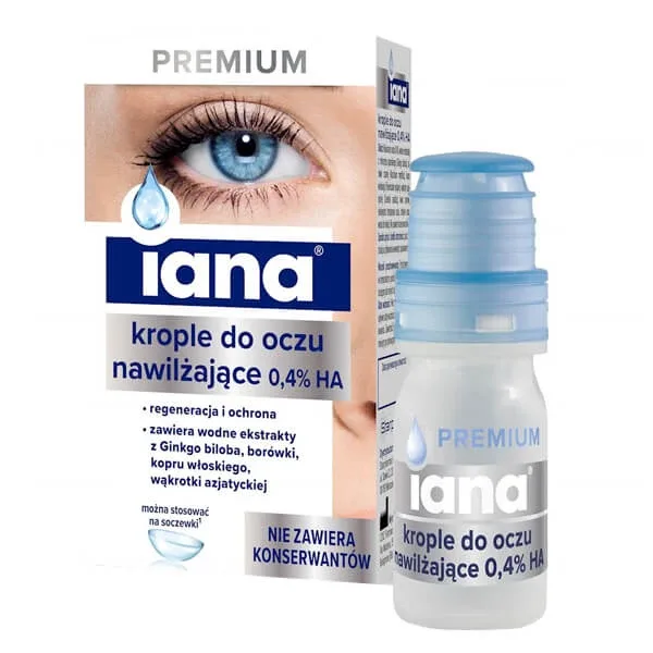 Iana Premium, picături hidratante pentru ochi 0,4% HA, 10 ml Starpharma — preț și oferte