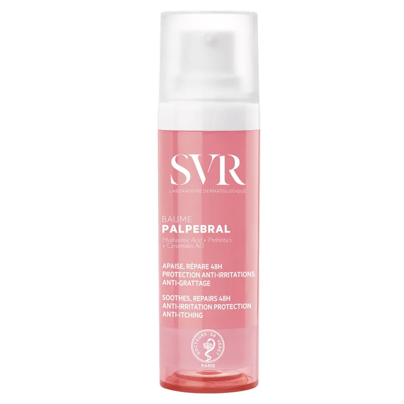SVR Palpebral Baume, balsam calmant pentru față, pleoape și zona ochilor, piele iritată, foarte uscată, atopică, 30 ml SVR LABORATORIES — preț și oferte