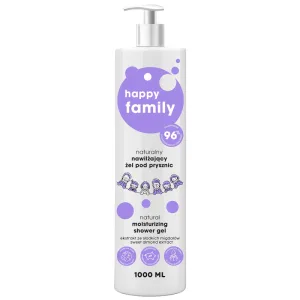 Happy Family, gel de duș hidratant natural, 1000 ml