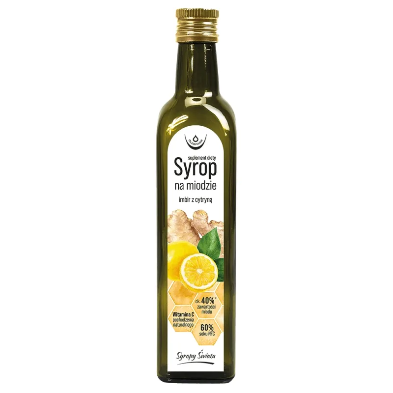 Oleofarm Siropuri din lume Ghimbir cu lămâie, sirop de miere, 250 ml — preț și oferte