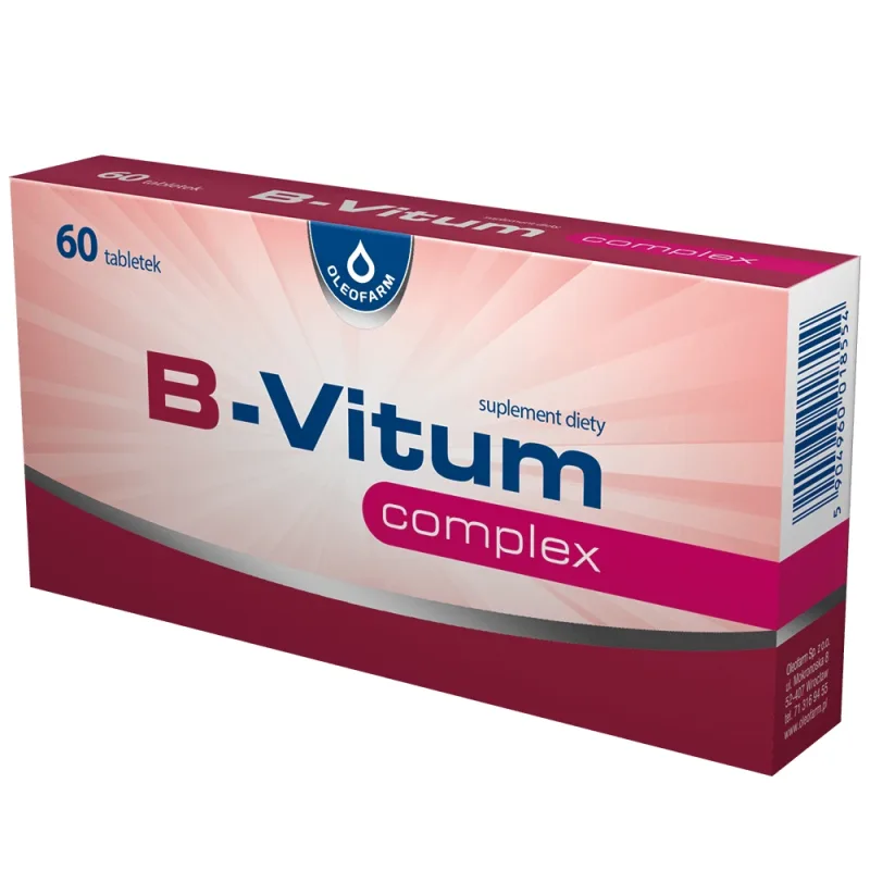 Oleofarm B-vitum complex, 60 comprimate — preț și oferte