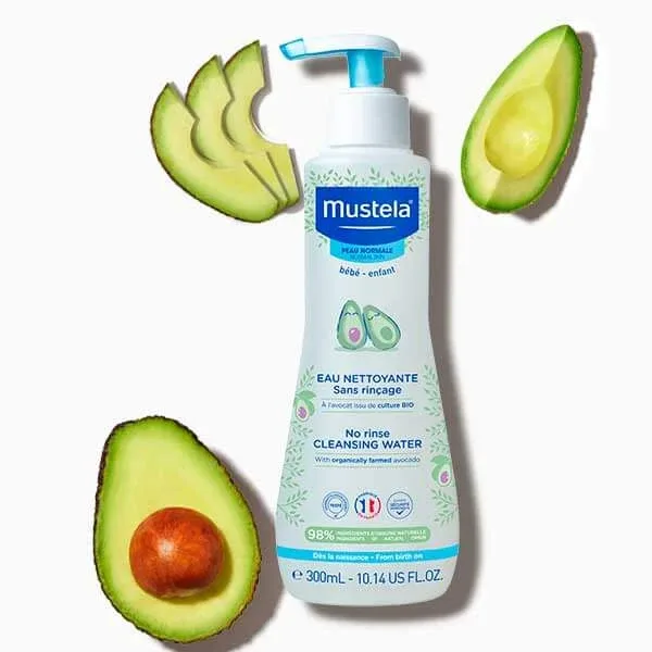 Mustela Bebe Enfant, Apă de curățare fără clătire, de la naștere, 300 ml — preț și oferte