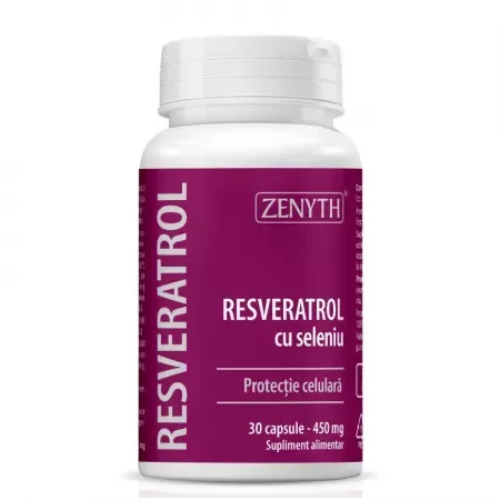 Resveratrol cu seleniu, 30 capsule, Zenyth — preț și oferte