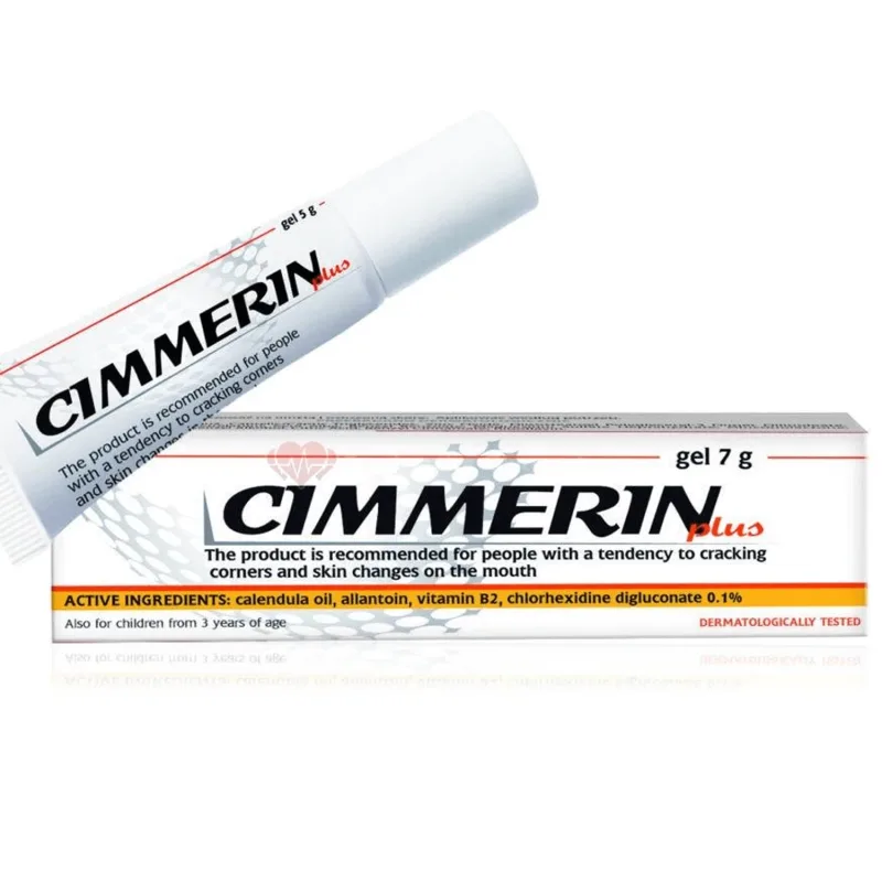 Cimmerin Plus, gel de buze pentru colțuri crăpate și leziuni ale pielii, 7 g — preț și oferte