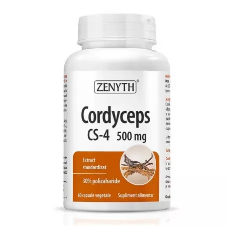 Cordyceps CS-4, 60 capsule, Zenyth — preț și oferte