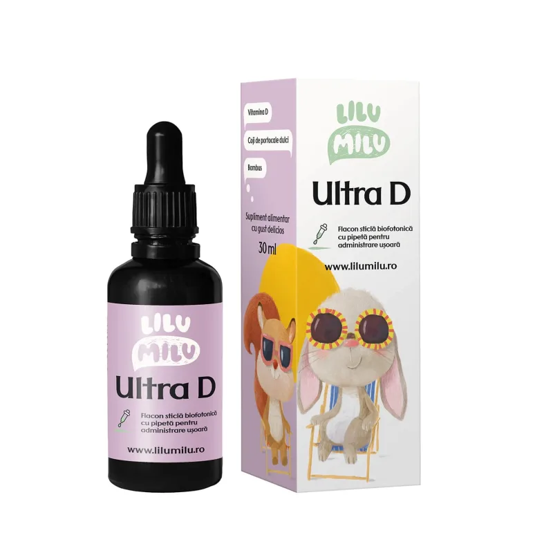 Picaturi cu vitamina D Ultra D, 30 ml, Lili Milu Lilu Milu — preț și oferte