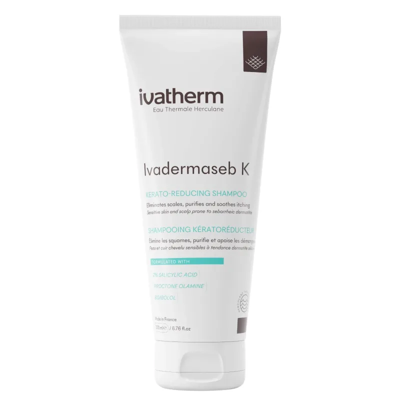 Sampon cu Acid Salicilic Ivadermaseb K, 200 ml, Ivatherm — preț și oferte