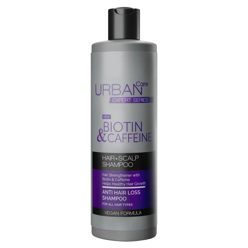 Sampon anti-cadere cu biotina si cofeina, 350 ml, Urban Care — preț și oferte