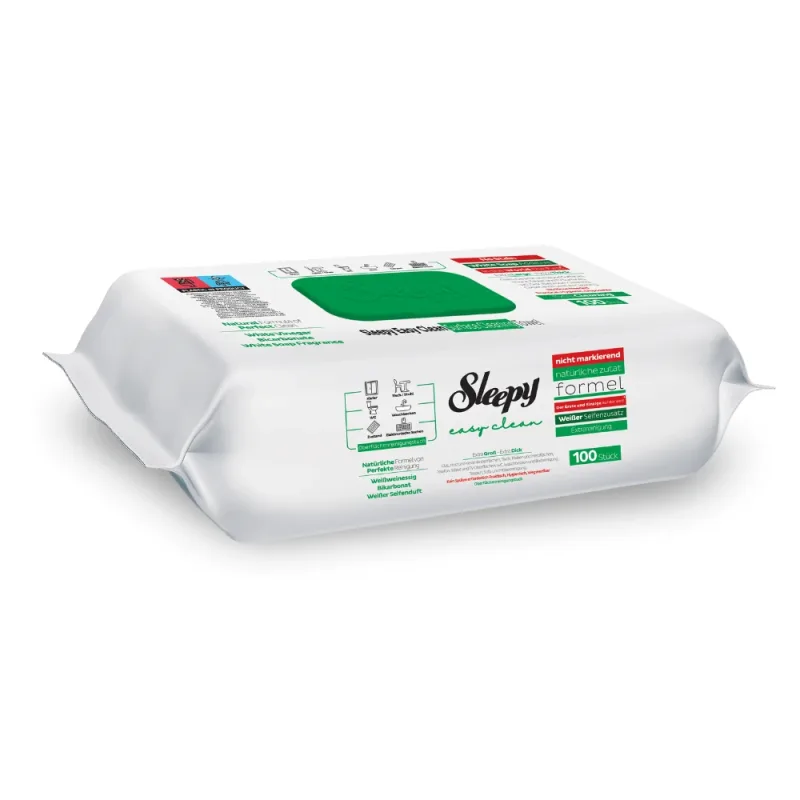 Șervețele umede multisuprafețe Easy Clean White Soap, 100 bucăți, Sleepy  — preț și oferte