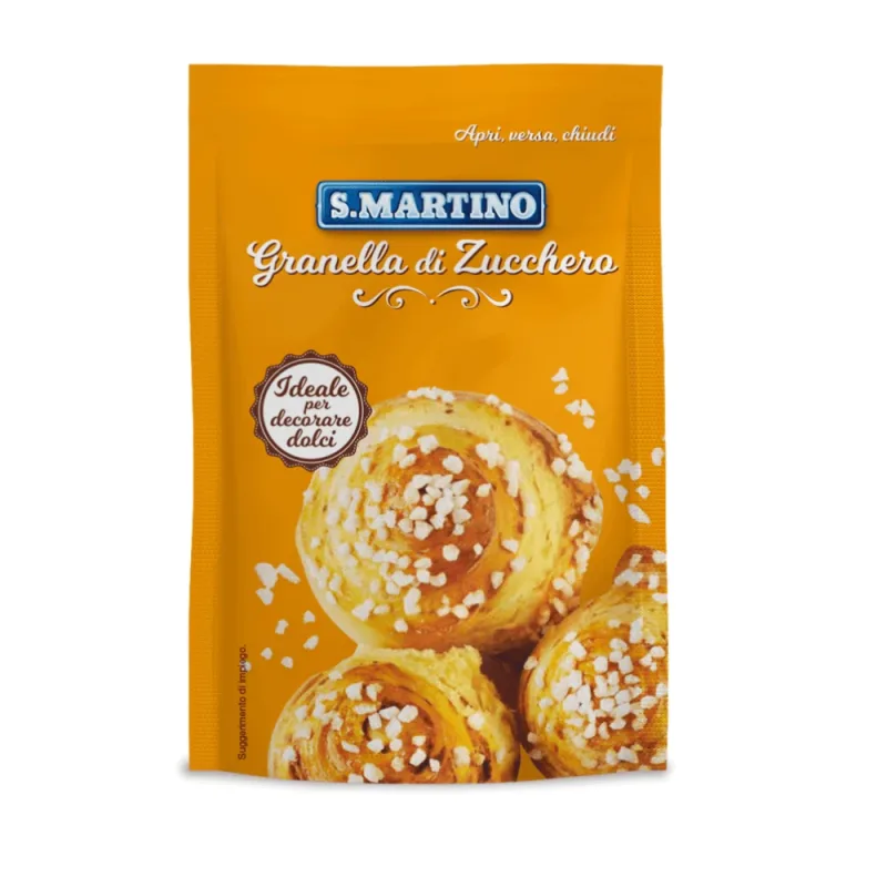 Zahar granulat pentru decor fara gluten, 125 g, S.Martino — preț și oferte