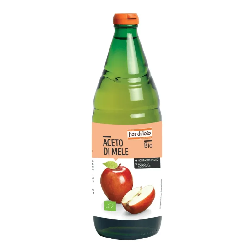 Otet bio de mere nepasteurizat, 750 ml, Fior di Loto — preț și oferte