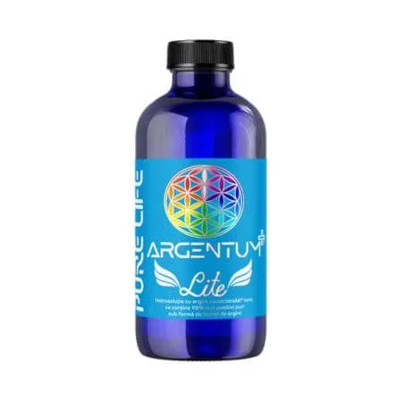 Argint Nanocoloidal Ionic Argentum+ Lite, 240 ml, Pure Life — preț și oferte