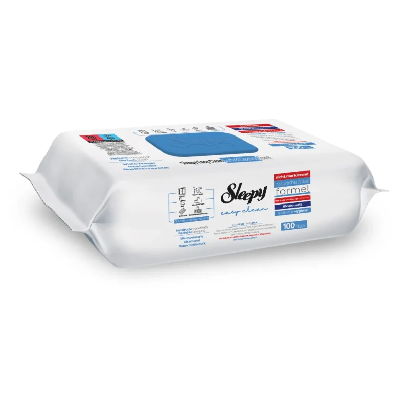 Șervețele umede multisuprafețe Easy Clean Bleach Additive, 100 bucăți, Sleepy — preț și oferte