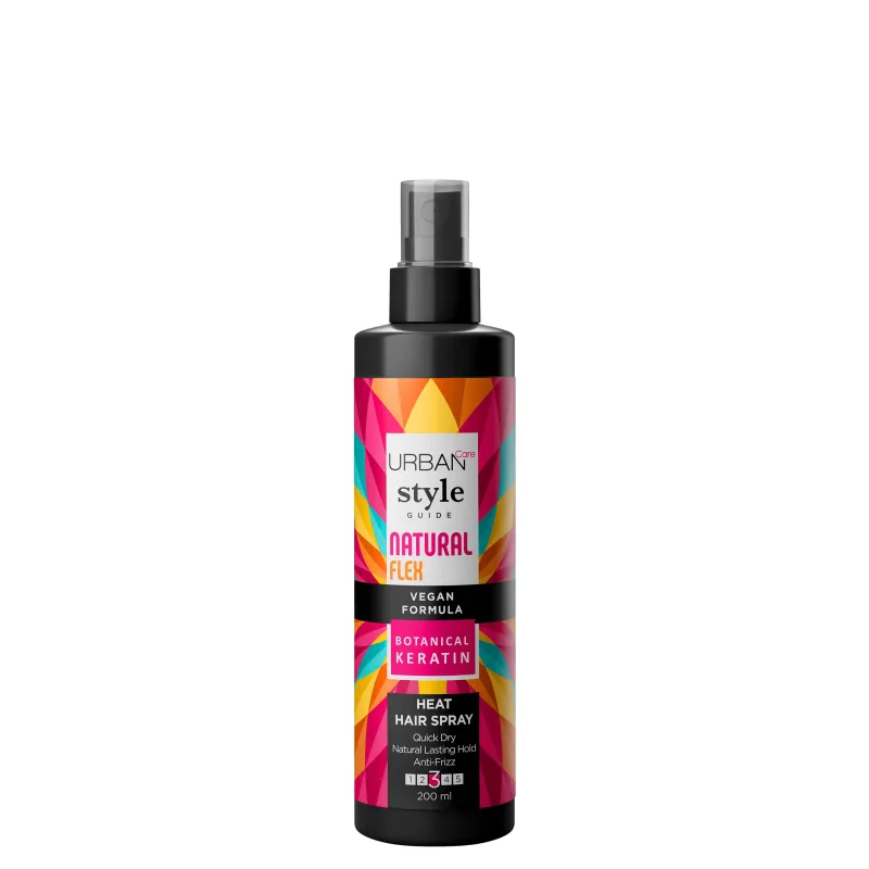 Spray fixativ pentru stilizare Natural Flex, 200 ml Urban Care — preț și oferte