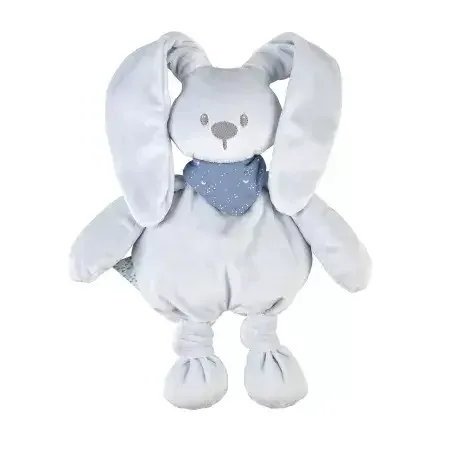 Jucarie plus Iepuras Blue Lapidou, 30 cm, +0 luni, Nattou — preț și oferte