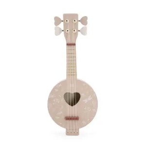 Jucarie din lemn Banjo, Pink, Label Label
