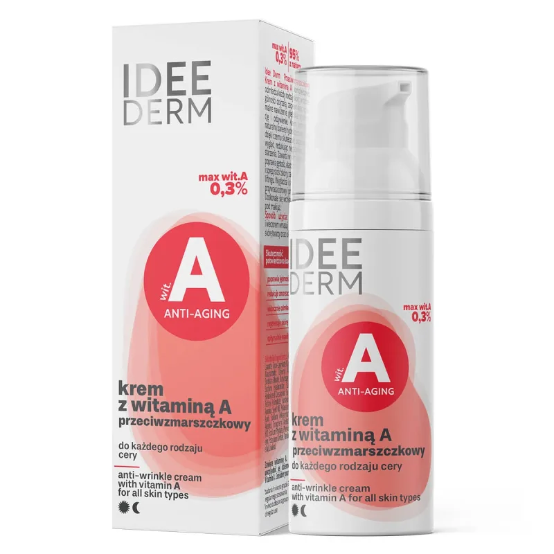 Idee Derm, Cremă antirid cu vitamina A, 50 ml — preț și oferte