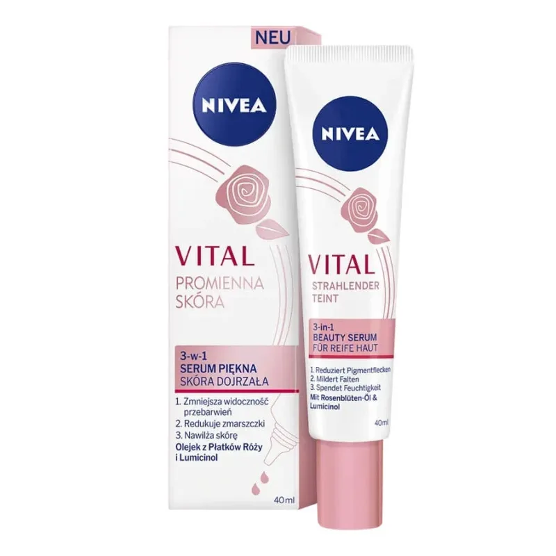 Nivea Vital Radiant Skin Serum 3in1, 40ml — preț și oferte