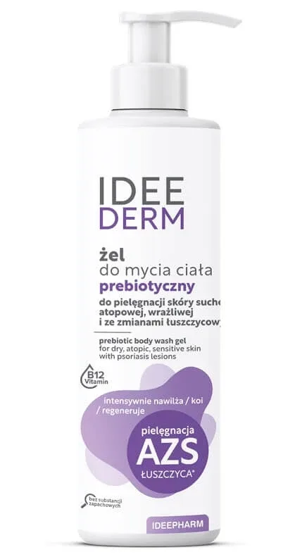 Idee Derm Prebiotic Body Cleanser and Conditioner pentru piele uscată, atopică și sensibilă, 400 ml — preț și oferte