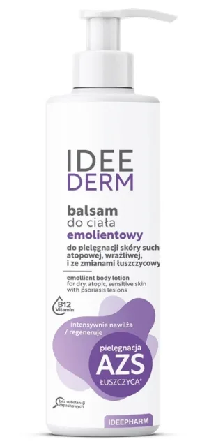 Idee Derm Balsam pentru corp și îngrijirea pielii uscate, atopice și sensibile, 250 ml