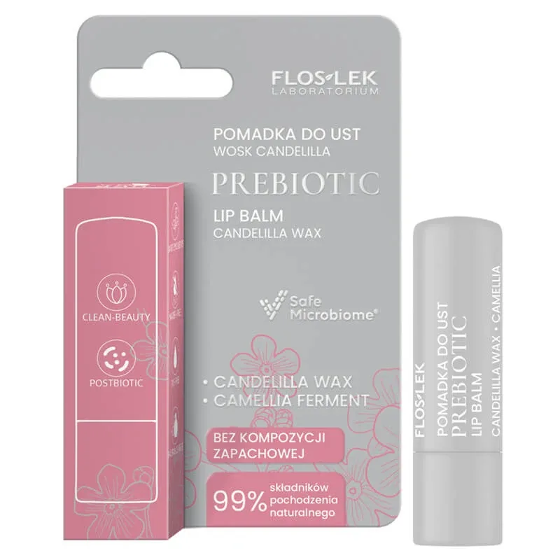 Floslek Laboratorium Prebiotic, ruj, ceară de candelilla, 4 g — preț și oferte