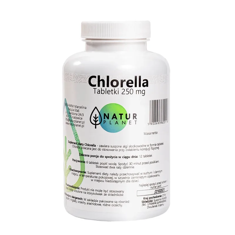 Natur Planet Chlorella, 500 comprimate — preț și oferte