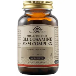 Complex Glucozamina MSM, 60 tablete, Solgar