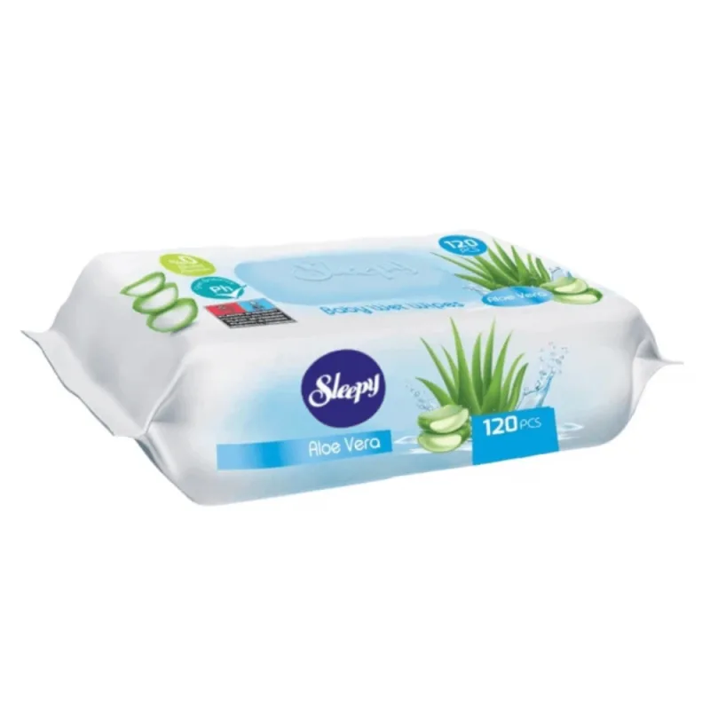 Servetele umede Aloe Vera, 120 bucati, Sleepy — preț și oferte