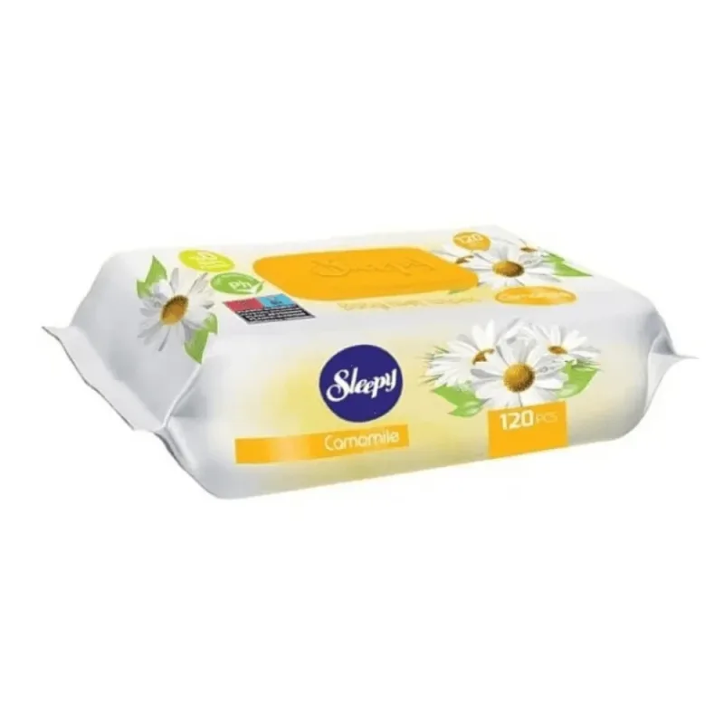 Servetele umede Camomile, 120 bucati, Sleepy — preț și oferte