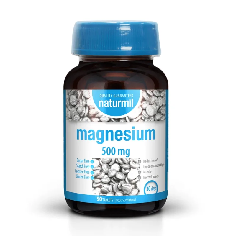 Magnesium Naturmil, 500 mg, 90 tablete, Dietmed — preț și oferte