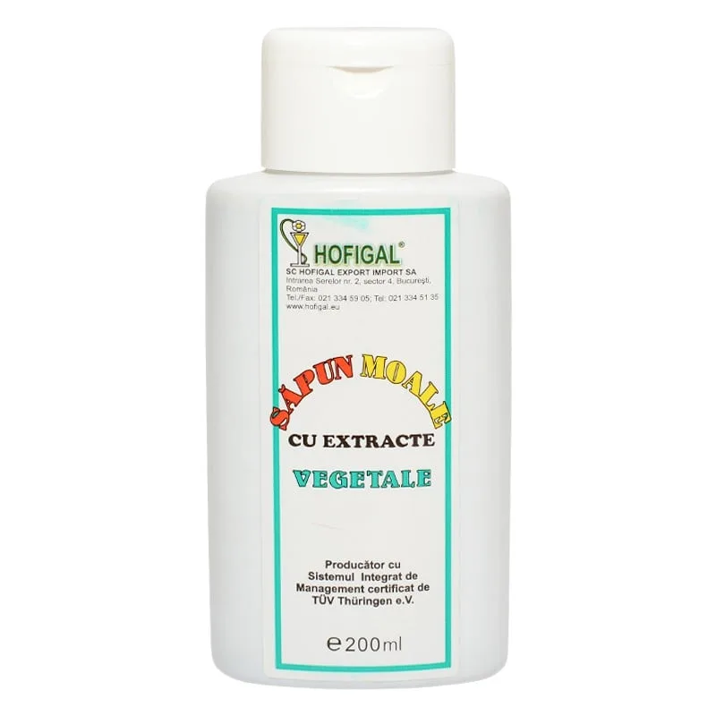 Sapun moale lichid vegetal, 200ml, Hofigal — preț și oferte