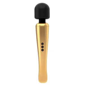 Marc Dorcel Megawand Masaer cu silicon vibratoare rahat Aur