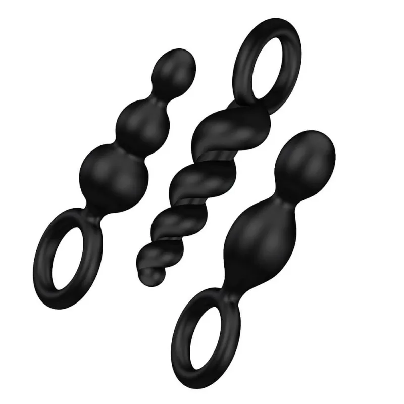 Satisfyer Booty Call Set de dopuri anale stimulante Negru — preț și oferte