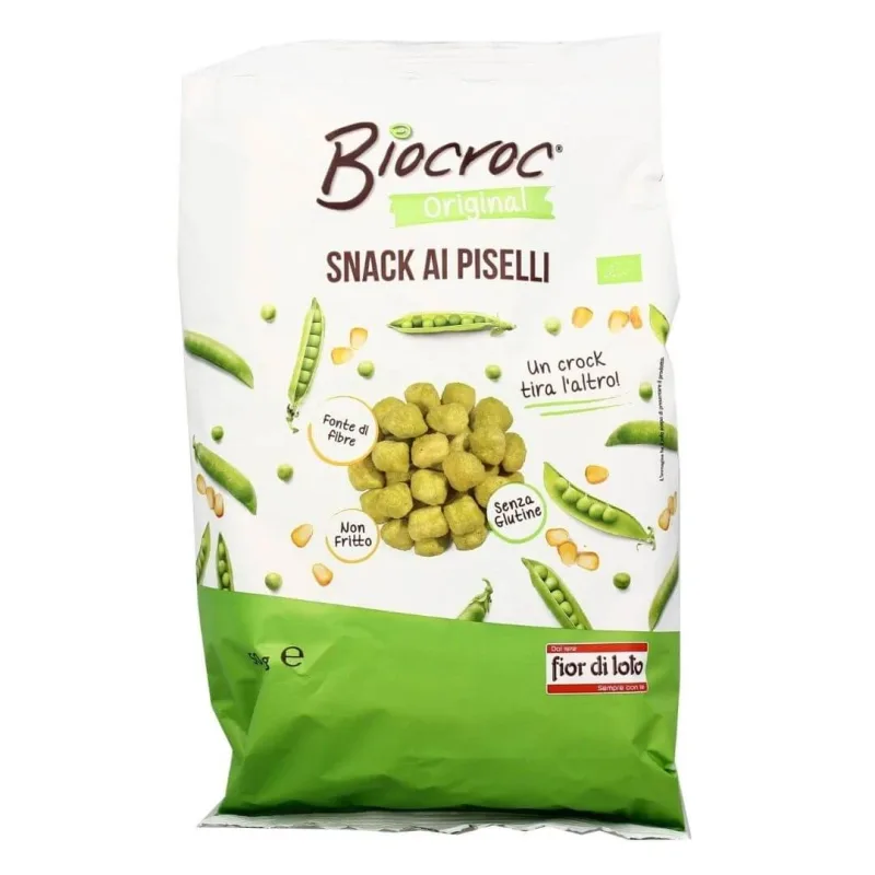Pufuleti cu mazare fara gluten Bio, 50 g, Fior Di Loto — preț și oferte
