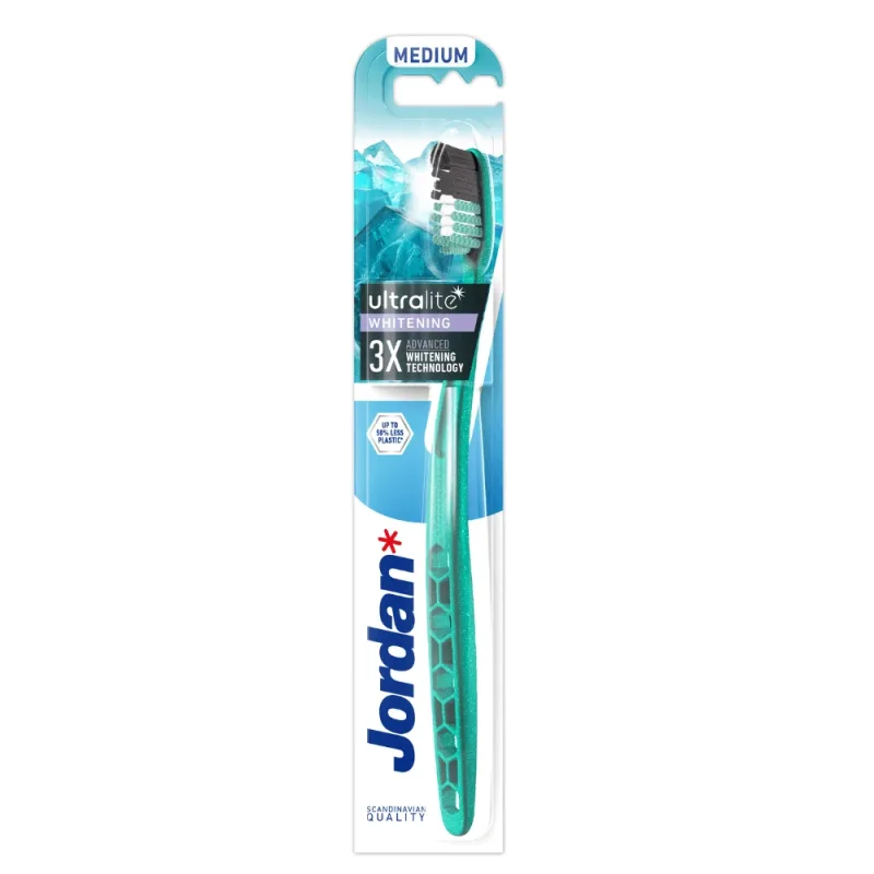 Periuta de dinti pentru adulti Ultralite Whitening, Medium, Jordan — preț și oferte