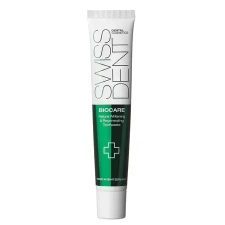 Pasta de dinti pentru albire si regenerare naturala Biocare, 50 ml, Swissdent — preț și oferte