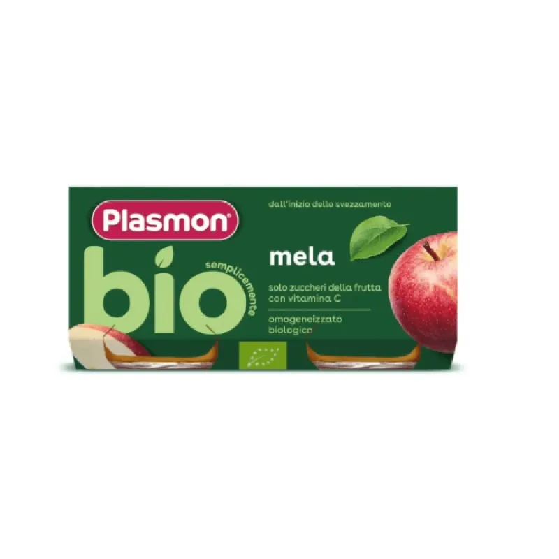 Piure Bio de mere, + 6 luni, 2 x 80 g, Plasmon — preț și oferte