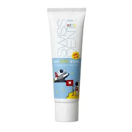 Pasta de dinti fara aroma pentru primii dinti My little star Kids, 0-6 luni, 50 ml, Swissdent — preț și oferte