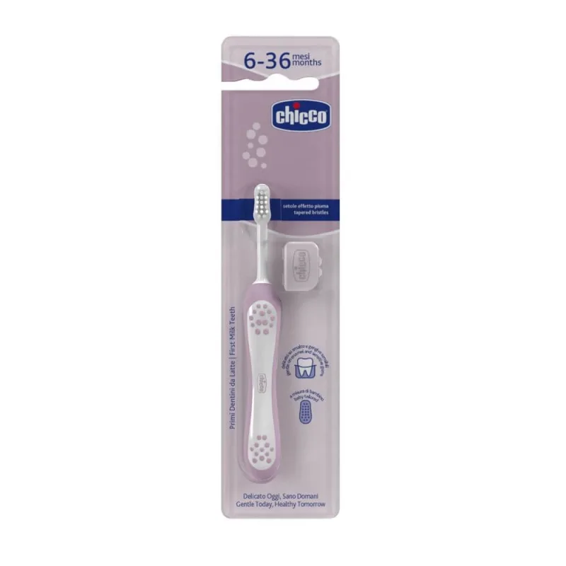Periuta de dinti pentru copii, 6-36 luni, Lilac, Chicco — preț și oferte