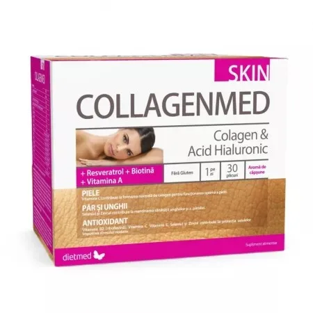 Collagenmed Skin, 30 plicuri, Dietmed — preț și oferte