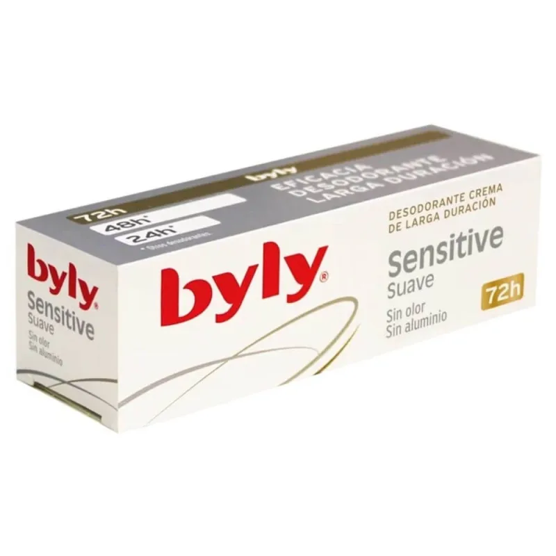 Deodorant crema fara aluminiu Sensitive, 25 ml, Byly — preț și oferte