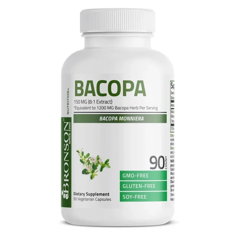 Bacopa, 1200 mg, 90 capsule, Bronson Laboratories — preț și oferte