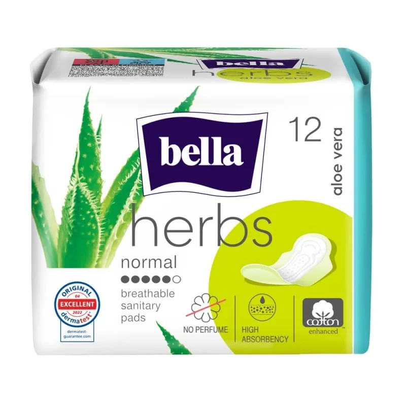 Absorbante igienice cu aloe vera Herbs, 12 bucati, Bella — preț și oferte