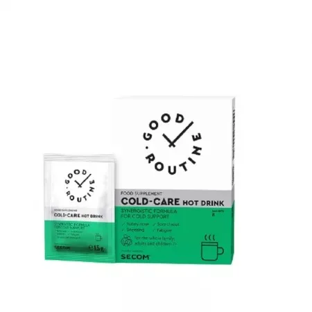 Cold-Care Hot Drink, 8 plicuri, Good Routine SECOM — preț și oferte