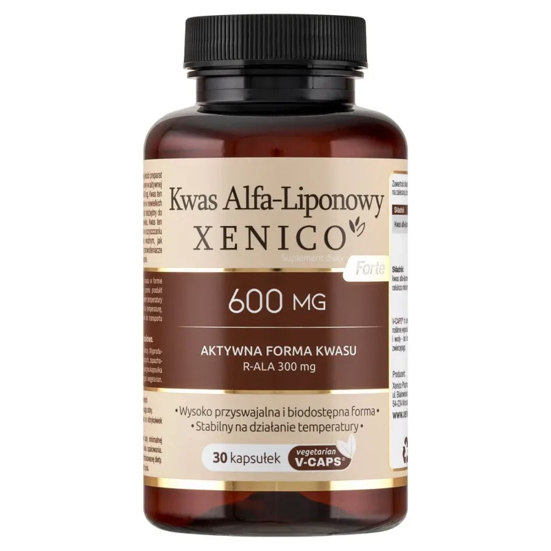 Xenico Pharma, Acid alfa-lipoic Forte, 30 capsule — preț și oferte