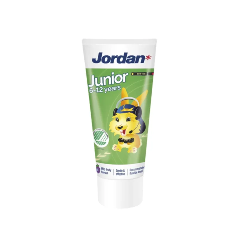 Pasta de dinti pentru copii, 6-12 ani, 50 ml, Jordan — preț și oferte