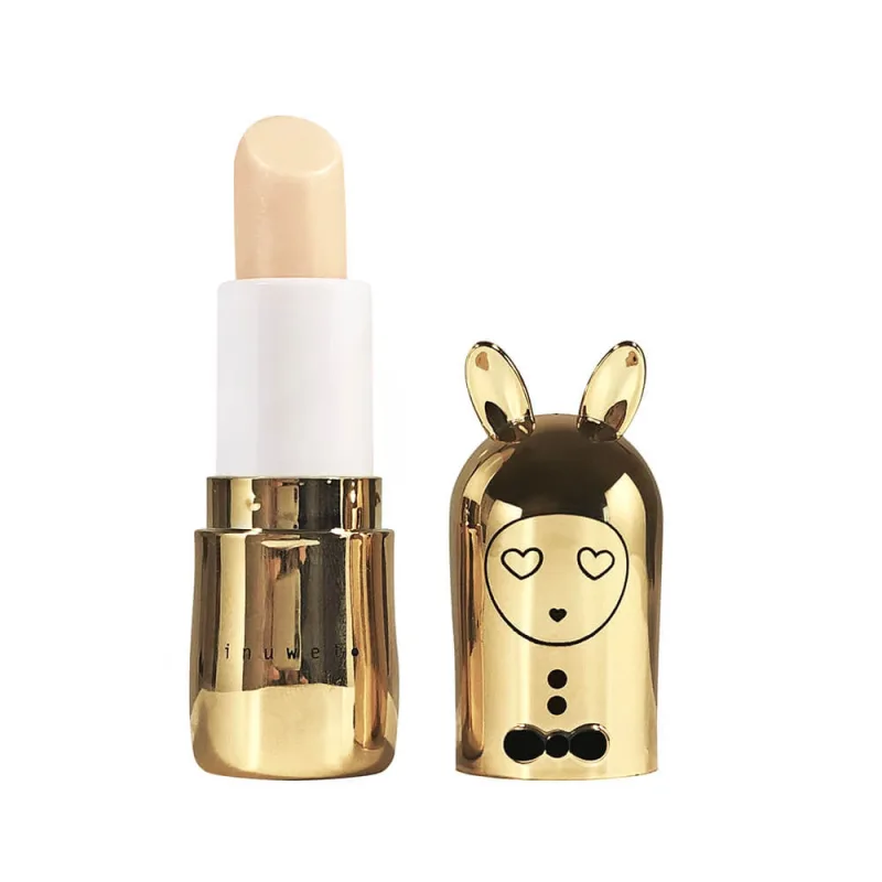 Balsam de buze cu sclipici pentru copii, Gold, cu parfum de Cheesecake, Inuwet, 3.5 gr — preț și oferte