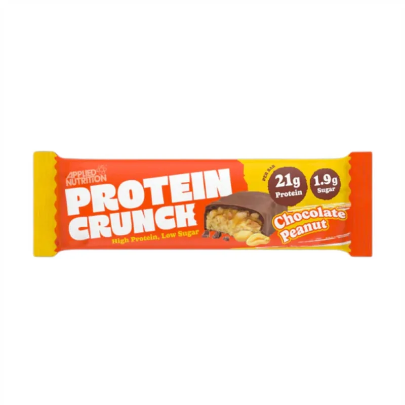 Baton proteic cu ciocolata cu lapte si arahide Protein Cunch, 65 g, Applied Nutrition — preț și oferte