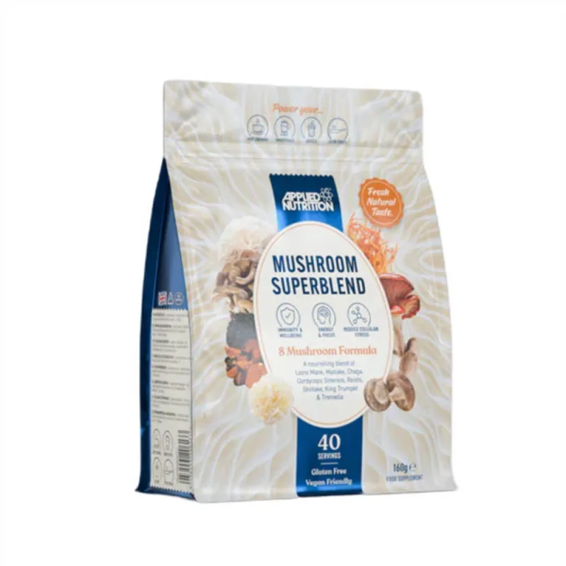 Amestec de ciuperci pudra Mushroom Super Blend, 160 g, Applied Nutrition — preț și oferte