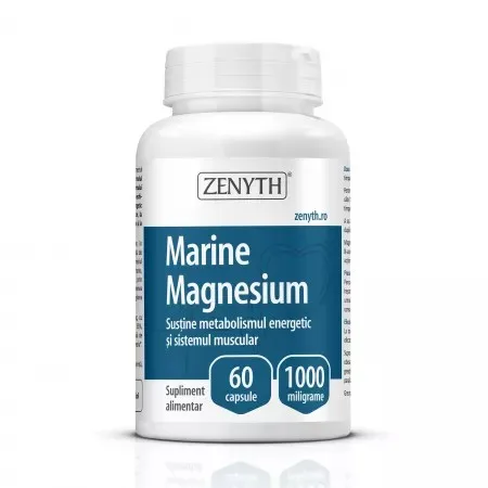 Magneziu Marin, 60 capsule, Zenyth — preț și oferte